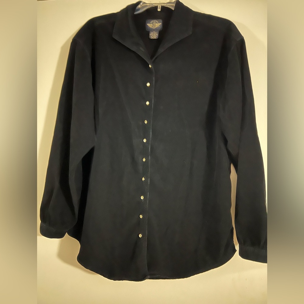 Dockers Men's Dark Gray Button-Up Jacket